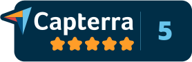Capterra 5 Sterne Bewertung